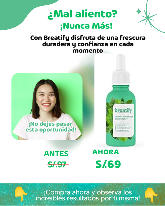 BREATIFY CONTRA EL MAL ALIENTO